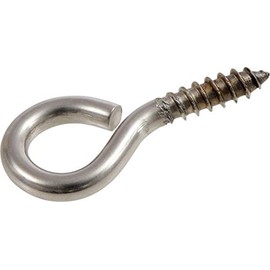 Hillman 4276 Stainless Steel Screw Eye (#4 x 2-3/16" x 5/8" Eye Inner Diameter)