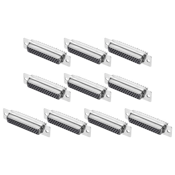 QUARKZMAN D-Sub Connector DB44 Female 44 Pin 3 Row Female