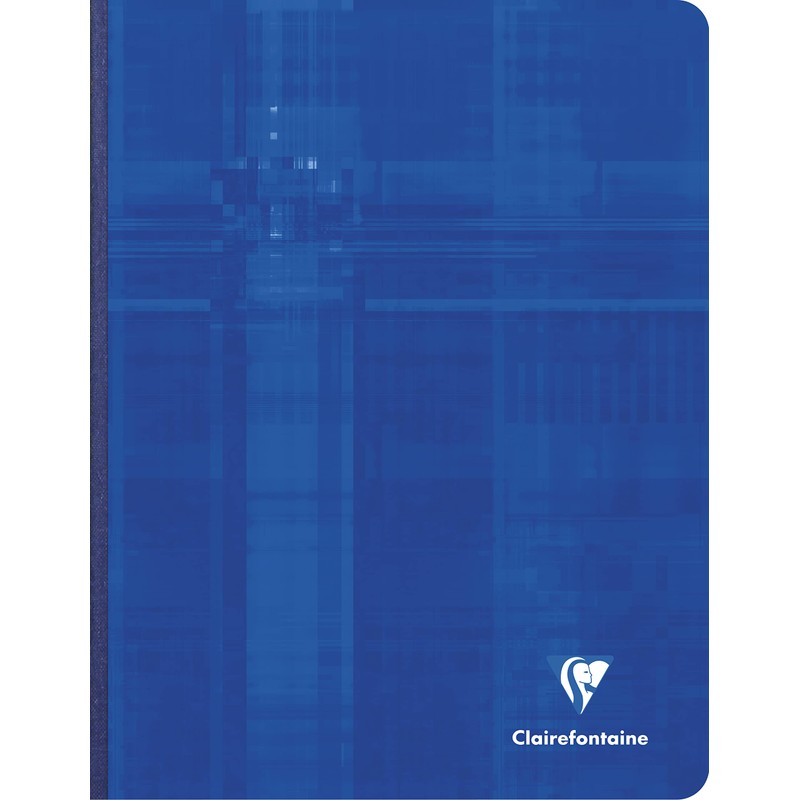 Clairefontaine Clothbound Notebooks, 17 x 22 cm, Séyès, 90 g,