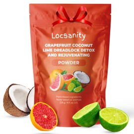 Locsanity Dreadlock Hair Scalp Detox - Deep Clean Dreadlock Powder, Cleansing Conditioner - Natural Hair Cleanser for Build Up - ACV Alternative, Loc Care and Maintenance Products