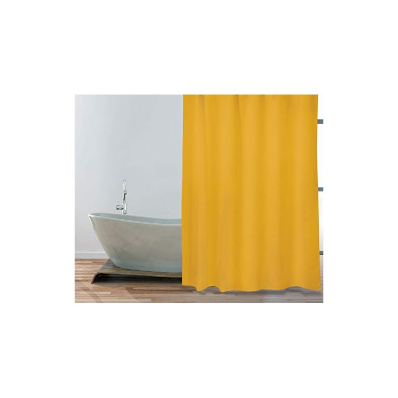 MSV Anti-Mould Shower Curtain - Anti-Bacterial, Washable, Waterproof, Polyester, 180