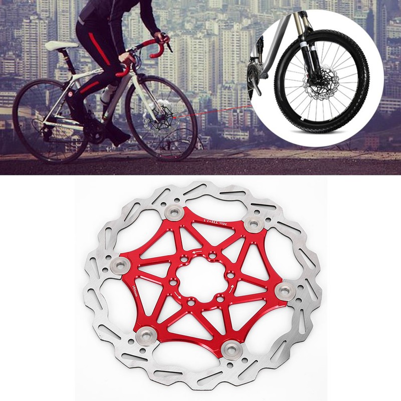 160/180/203mm Mountain Bike Type Floating Brake Disc Bicycle Brake Pad