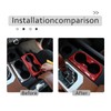 TongSheng Car ABS Inner Look Interior Rear Seat Armrest Cup