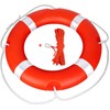 23" Life Ring Boat Safety Throw Ring with Floating Lifesaving