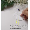 Juego de 10 posavasos de acrílico para coche, decoración de