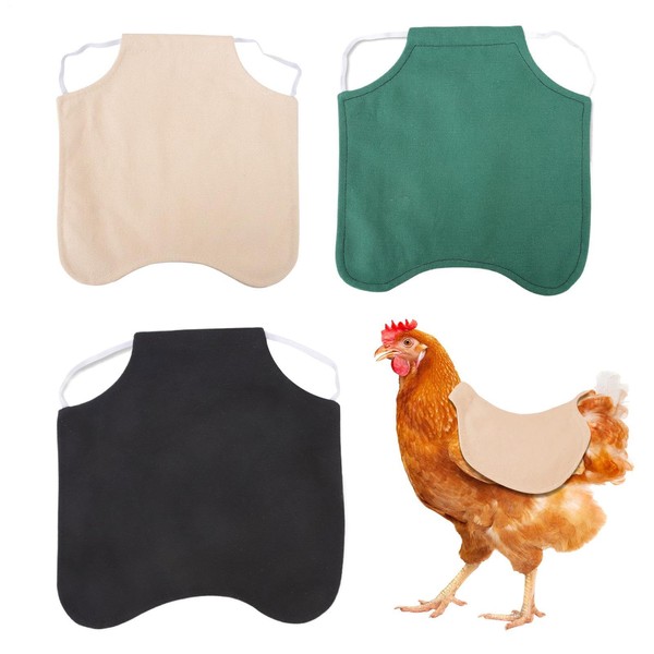 Chicken Saddles for Hens - 3X Chicken Apron Back Protector