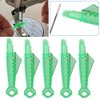 5X Green Sewing Machine Needle Threader Stitch Insertion Tool Automatic