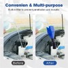 Flexible Car Refueling Funnel, Retractable Automotive Fuel Funnel, Flexible Draining