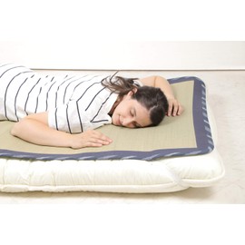 MIINA Japanese Traditional Igusa (Rush Grass) Tatami Mattress, Sleeping Mat, Japanese futon Mattress, Goza Mat (Full_XL, Natural) 59” X 79”