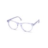 XPL New SUCCESS Crystal Lilac AKIKO Eyeglasses 49mm with Case