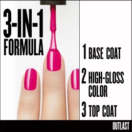 COVERGIRL Outlast Stay Brilliant Nail Gloss Nemesis 195, .37 oz