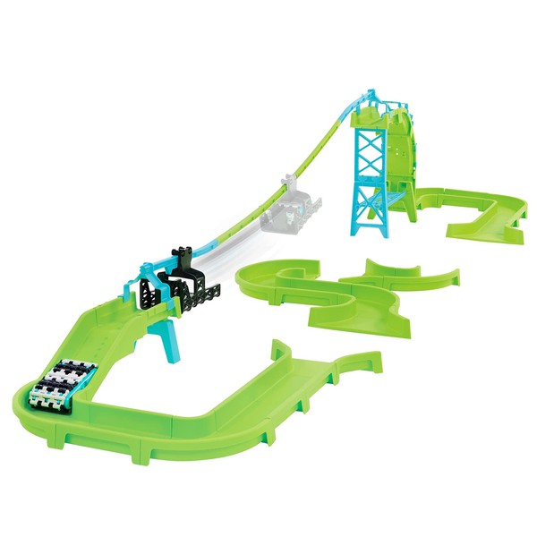 WowWee Power Treads Hyperdrive Zipline Car Set – Race Track