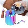 600ml Stainless Steel Manual Coffee Pot Long Narrow Spout Pour