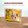 Sezanrpt Acrylic 4x4 Square Picture Frame, Magnetic Acrylic Picture Frames