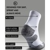 SITOISBE Quarter Compression Socks for Men Women, Cushioned Running Hiking
