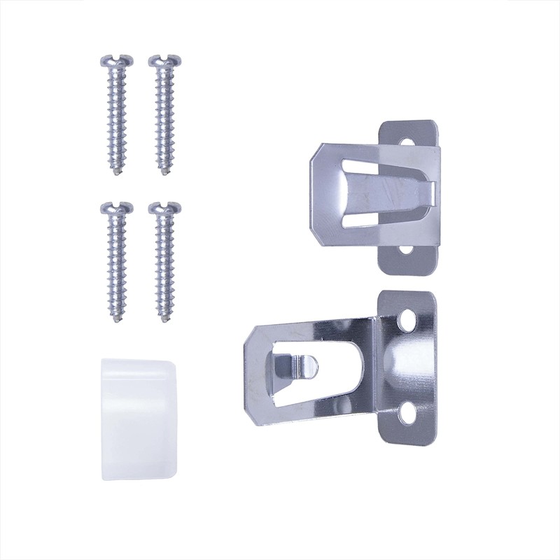 Interior Living 28-48 in. Superior Hold Premium Curtain Rod, 2-Pack,