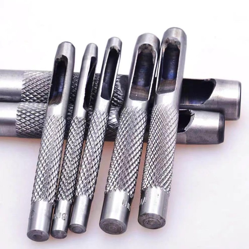 3 Pcs Grommets Hole Punch, Steel Hollow Leather Punch Set,
