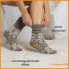 2 Pairs of Wool Winter Socks House Socks for Men