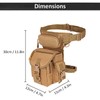 Drop Leg Bag Waterproof Thigh Waist Packs Pouch for Traveling