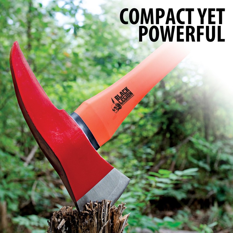 Black Legion Firefighter Axe | All-Stainless Steel Construction | Striking
