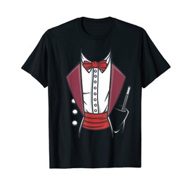 Magician Suit With Wand Magic Fantasy T-Shirt