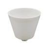 Lamps Canopy White Matt Plastic with Locking Screw for Supply