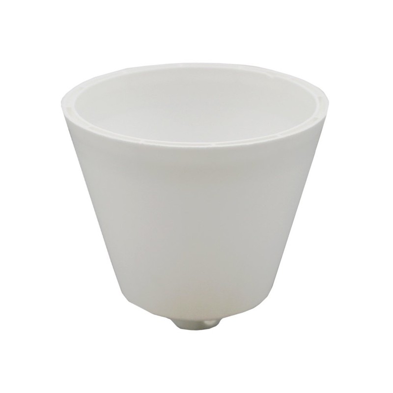Lamps Canopy White Matt Plastic with Locking Screw for Supply