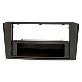 tomzz Audio 2455-035 Radio Fascia Compatible with Toyota Avensis T25 2003-2009 Black