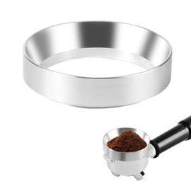 Professional Barista Dosing Ring 58 mm with Magnet - Precise Aluminium Coffee Funnel, Splash Guard Design & Non-Slip Hold, Reusable Coffee Powder Dosing Aid for Espresso & French Press