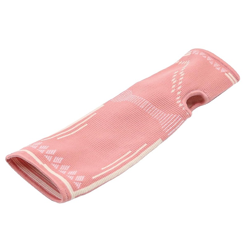 ZONADAH Arm Guard Pair, Pink Forearm Sleeves with Wrist Support,