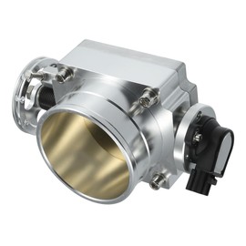 INFINAUTO Throttle Body Assembly, 90mm Auto Throttle Body Actuator Aluminum Alloy Silver Tone, 1 Pcs