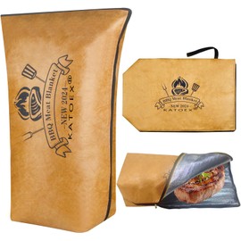 katoex BBQ Blanket for Resting Meat, BBQ Brisket Blanket Meat Resting Blanket for Smoking, Grilling Meat Insulated Resting Bag with Wide Mouth for Large Brisket/Turkey (Regular 21in)