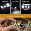 YYTQP 24PCS LED Interior Light Kit, Multi-Spec Bulbs Including 31mm