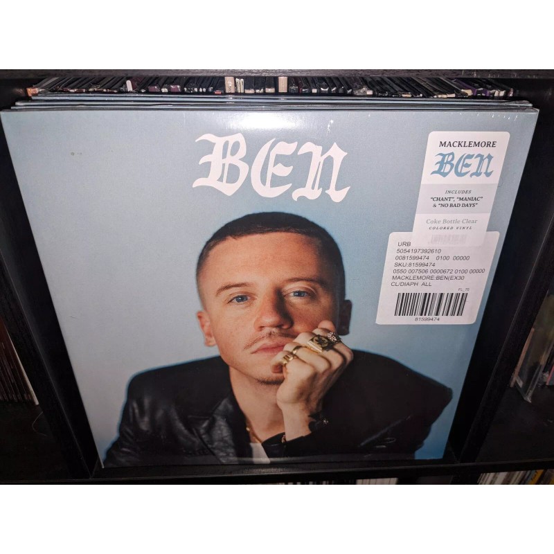 Macklemore - BEN - Coke Bottle Clear Color Vinyl 2