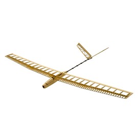 VilogaRC RC Plane Kit Uzi Glider Plane, 1.4M Laser Cutting Balsa Wood Sailplane Kit to Build, DIY Electric RC Glider Airplane for Outdoor Fly (KIT+Motor+ESC+Servos+Covering)