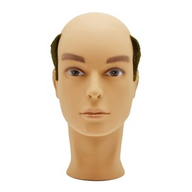 Superhairpieces Mens Toupee Training Model Mannequin Head Male Bald Toupee Haircut Cosmetology Training Model Wig Heads For Hat Wigs Displaying