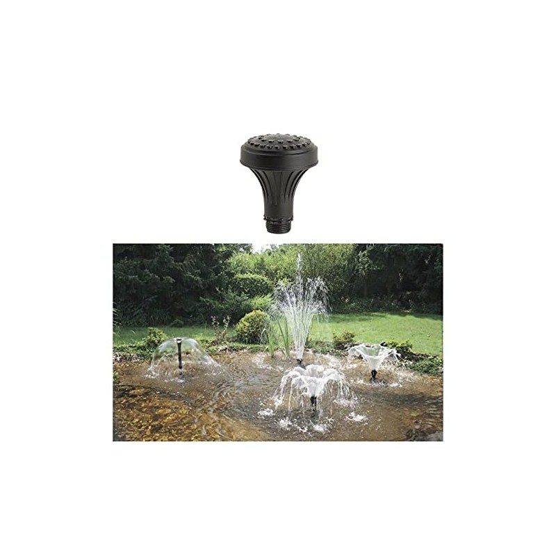 Oase Vulkan 37-2.5 K, black, multi-jet nozzle, 37-jet fountain attachment,