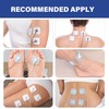 LotFancy TENS Unit Replacement Pads, 40 Pcs 2x2 Snap Electrodes