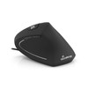 MediaRange ergonomische 6-Tasten Maus mit optischem Sensor für Rechtshänder, kabelgebunden,