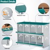 Toriexon Chicken Nesting Box, 8 Compartment Metal Nesting Box, Wall