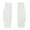 2PCS Door Barricade Brackets Open Bar Holder Carbon Steel Easy