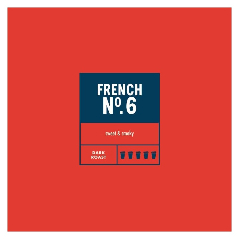 Boyd's French No. 6 Ground Coffee, Dark Roast, 5 Pack