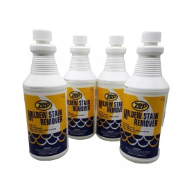 Zep, Mildew Stain Remover ( 4 Pack), 1 Quart ea