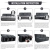TAOCOCO Recliner Sofa Covers 8-Pieces Stretch Large Couch Covers for