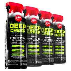 Sea Foam Deep Creep Penetrating Oil and Lubricant, DC14, 12 oz, Pack of 4