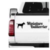 siviwonder Miniature Bull Terrier Mini Bully Sticker Set of 3