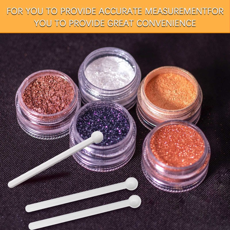 BLMHTWO Pack of 50 Micro Dosing Spoons, Measuring Spoons, Gram,