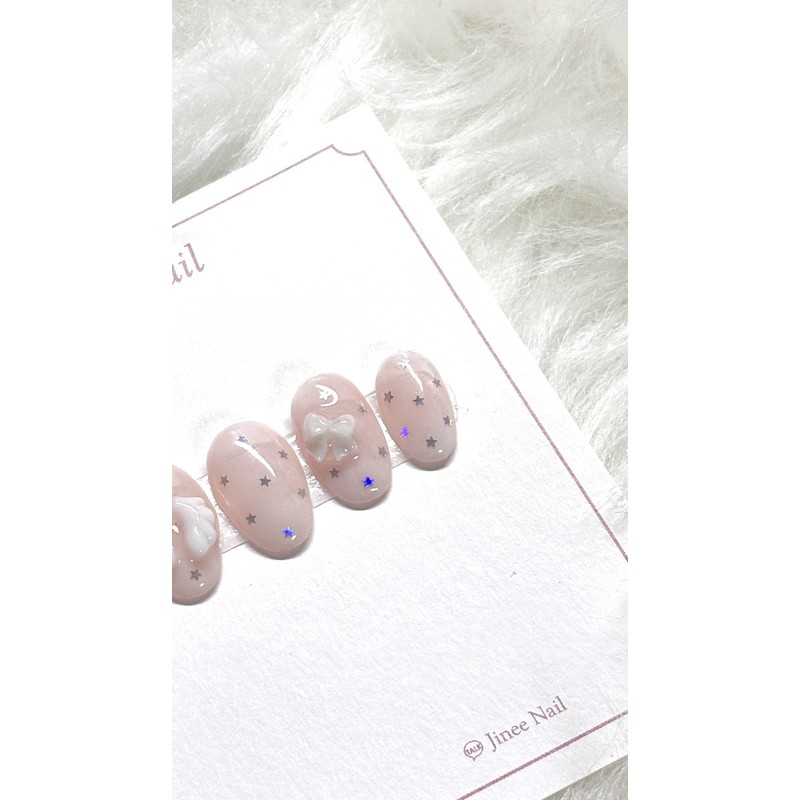 Lovely Angel Nail Tips - Stiletto / 러블리 엔젤 네일팁