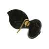 VingTAINE H7217-BK- Tortoise Shell Style Twist Ribbon Hair Cuff, Pony