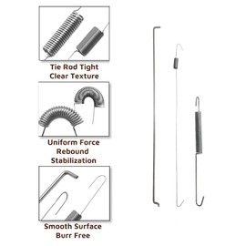 For Predator 420 420cc Engine: Throttle Linkage & Governor Spring Kit with Return Spring, Carburetor Throttle Control Assembly for 168F 170F Engines (2 Sets)